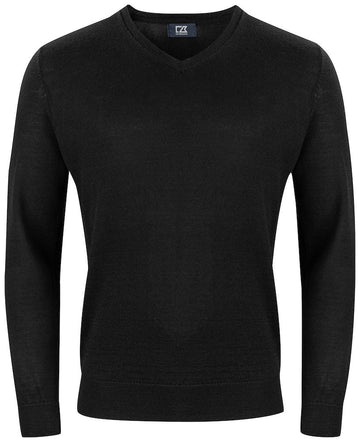 Pull vernon col V - 355432 Pull homme:minimum 5 pièces Cutter & buck Noir S 