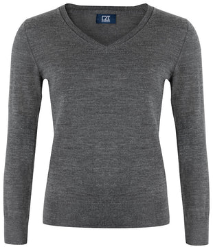 Pull vernon col V - 355433 pull femmme : minimum 5 pièces Cutter & buck Gris XS 