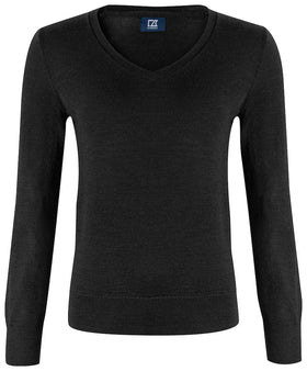 Pull vernon col V - 355433 pull femmme : minimum 5 pièces Cutter & buck Noir XS 