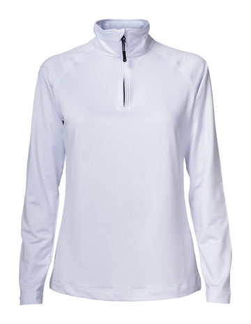 Coos bay half zip- 358401 Pull Femme:minimum 5 pièces Cutter & buck Blanc S 