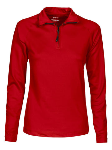 Coos bay half zip- 358401 Pull Femme:minimum 5 pièces Cutter & buck Rouge S 