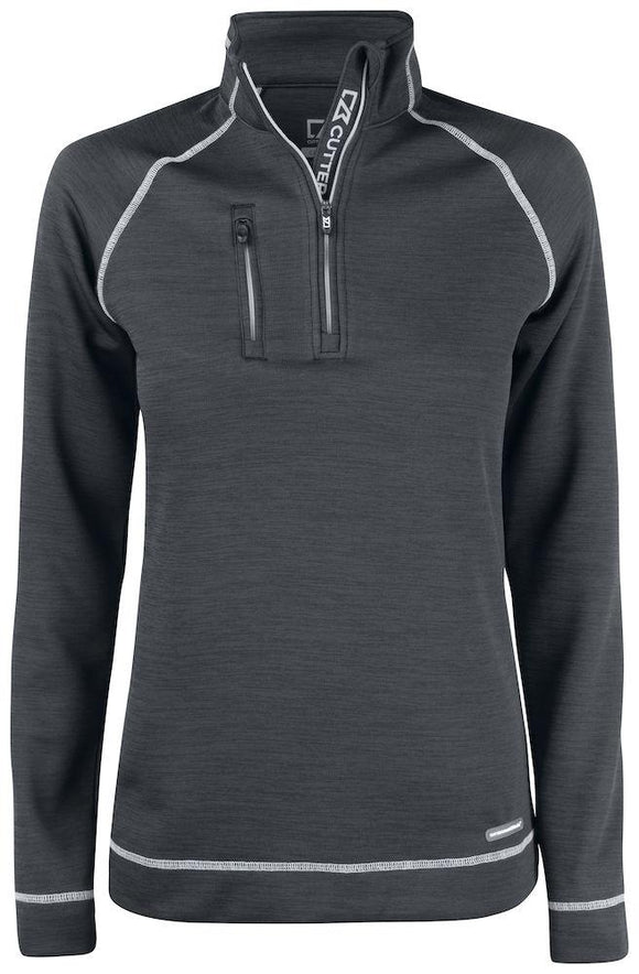 1/4 zip chambers golf- 358413 Pull femme: aucun minimum d'achat Cutter & buck Anthracite XS 