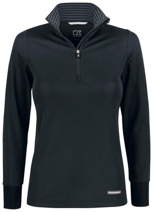 1/4 zip traverse golf team - 358417 Pull femme: aucun minimum d'achat Cutter & buck Noir XS 