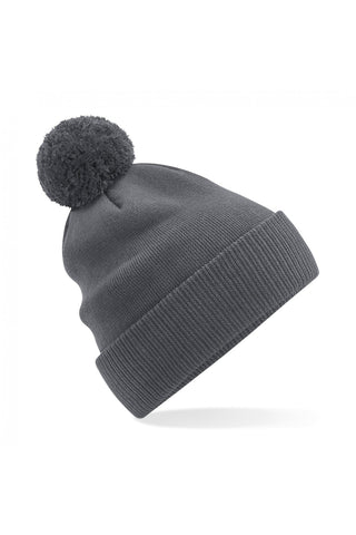 Bonnet Snowstar® en coton Bio B450N Bonnet adulte : minimum 5 pièces Beechfield Gris 