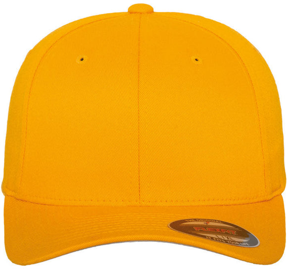 Casquette de golf avec taille - FL6277 wooly combed Casquette adulte : minimum 5 pièces flexfit Or S/M 