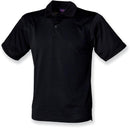 Polo personnalisé coolplus- H475 polo homme Henbury noir S 