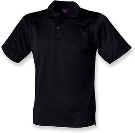 Polo personnalisé coolplus- H475 polo homme Henbury noir S 