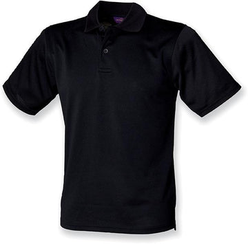 Polo personnalisé coolplus- H475 polo homme Henbury noir S 