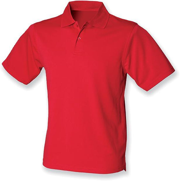 Polo personnalisé coolplus- H475 polo homme Henbury rouge S 