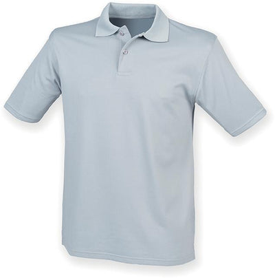 Polo personnalisé coolplus- H475 polo homme Henbury argent S 
