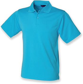Polo personnalisé coolplus- H475 polo homme Henbury turquoise S 