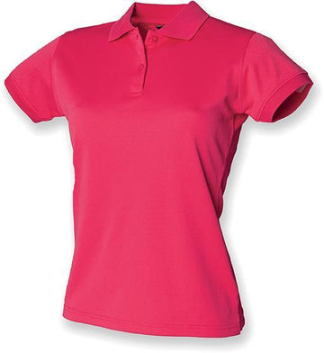 Polo personnalisé coolplus- H476 polo femme Henbury rose S 