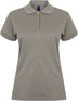 Polo personnalisé coolplus- H476 polo femme Henbury heather grey S 