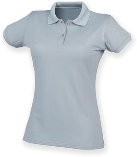 Polo personnalisé coolplus- H476 polo femme Henbury argent S 