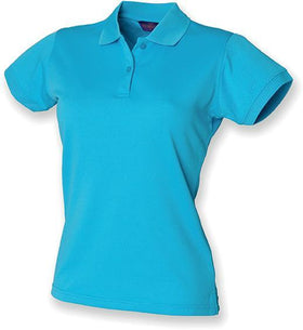 Polo personnalisé coolplus- H476 polo femme Henbury turquoise S 