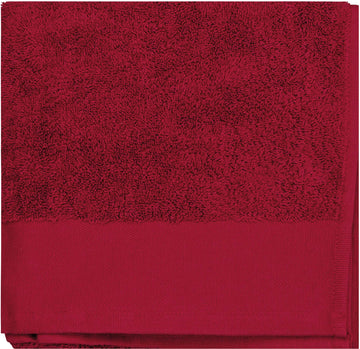 Serviette de toilette bio K-100 Kariban Rouge 