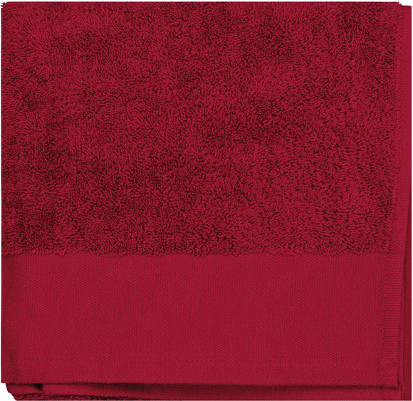 Serviette de toilette bio K-100 Kariban Rouge 