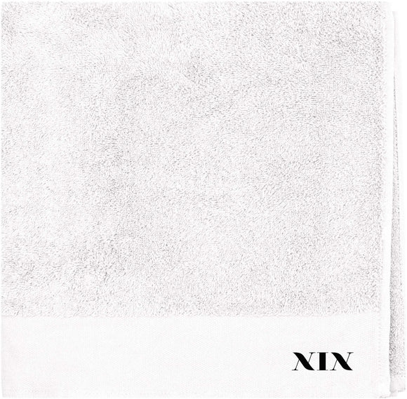 Serviette de toilette bio K-100 Linge de maison: aucun minimum Kariban Blanc Avec broderie 