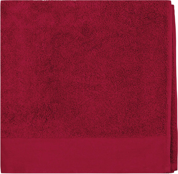 Serviette de bain bio K-101 Linge de maison: aucun minimum Kariban Rouge 