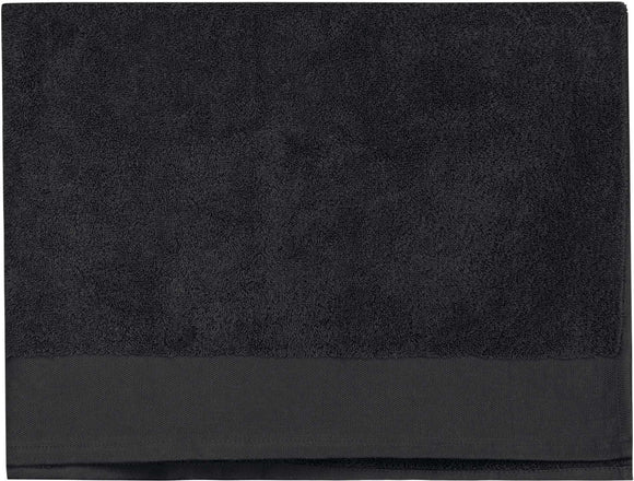 Serviette de plage bio K-102 Linge de maison: aucun minimum Kariban Noir 