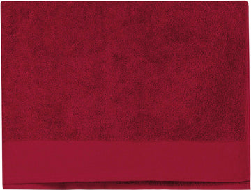 Serviette de plage bio K-102 Linge de maison: aucun minimum Kariban Rouge 