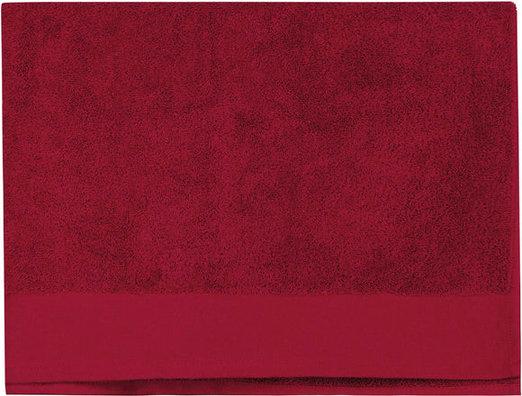 Serviette de plage bio K-102 Linge de maison: aucun minimum Kariban Rouge 