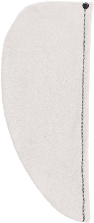 Serviette sèche-cheveux microfibre ultra douce K-105 Linge de maison: 30 pièces minimum Kariban Blanc/gris Sans broderie 