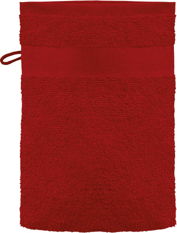 Gant de toilette - K107 Linge de maison: aucun minimum mygolf-store Rouge 