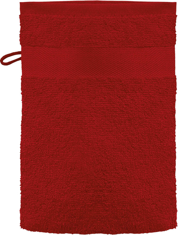 Gant de toilette - K107 Linge de maison: aucun minimum mygolf-store Rouge 
