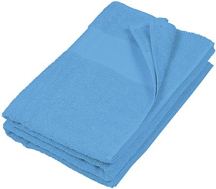 Serviette de toilette 50 x 100 cm - K112 Linge de maison: aucun minimum Kariban Bleu azul Sans broderie 