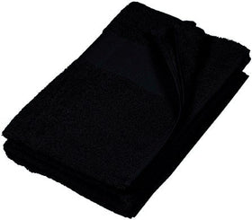 Serviette de toilette 50 x 100 cm - K112 Linge de maison: aucun minimum Kariban Noir Sans broderie 