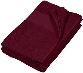 Serviette de toilette 50 x 100 cm - K112 Linge de maison: aucun minimum Kariban Bordeaux Sans broderie 