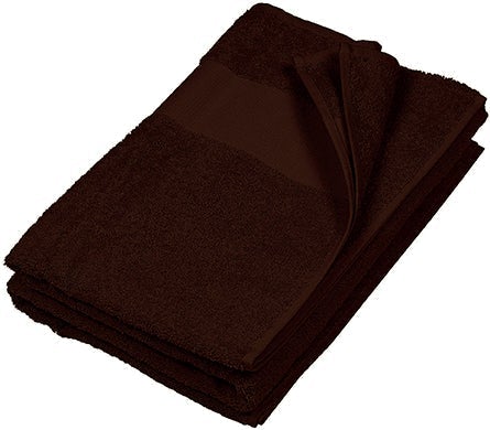 Serviette de bain 70 x 140 cm - K113 Linge de maison: aucun minimum Kariban Chocolat Sans broderie 