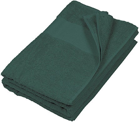Serviette de toilette 50 x 100 cm - K112 Linge de maison: aucun minimum Kariban Vert forêt Sans broderie 