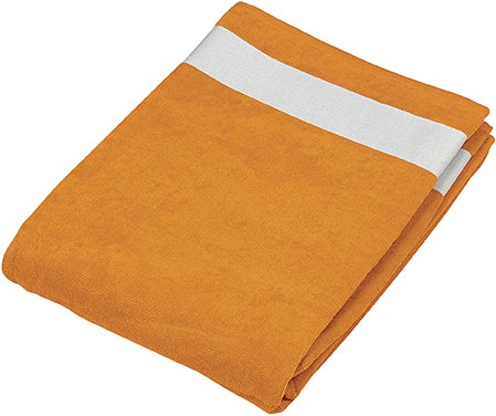 Drap de plage K118 linge de maison: 2 pièces minimum Kariban Orange Sans broderie 