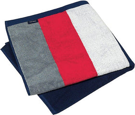 Drap de plage rayé K121 linge de maison: 2 pièces minimum Kariban Gris/rouge/blanc/marine Sans broderie 