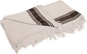 Serviette Fouta K128 linge de maison: 2 pièces minimum Kariban Naturel/chocolat 