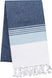 Fouta à rayure K134 linge de maison: 2 pièces minimum Kariban Rayure bleu Sans broderie 