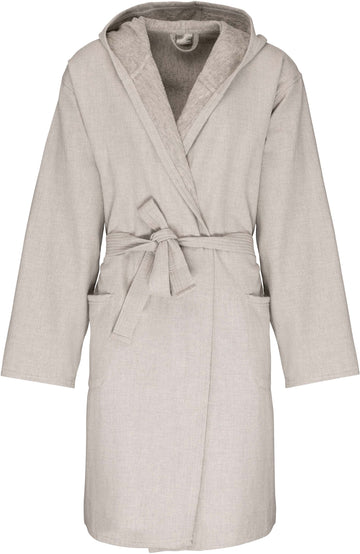 Peignoir de bain à capuche bio K140 linge de maison: 2 pièces minimum Kariban Lin S/M 