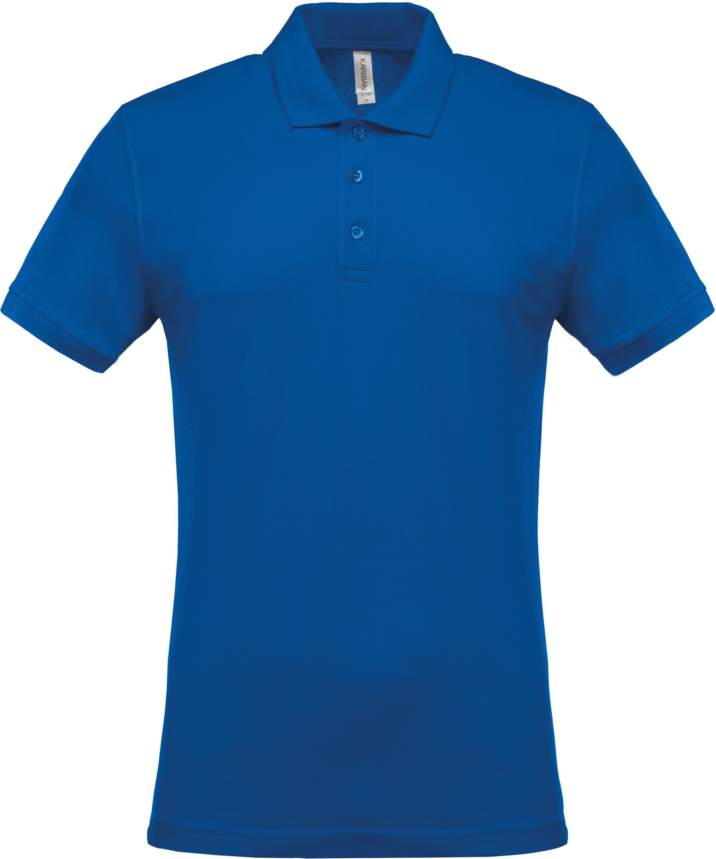 Polo personnalisé piqué manches courtes golf team - K254 couleurs classiques. polo homme Kariban royal blue S 
