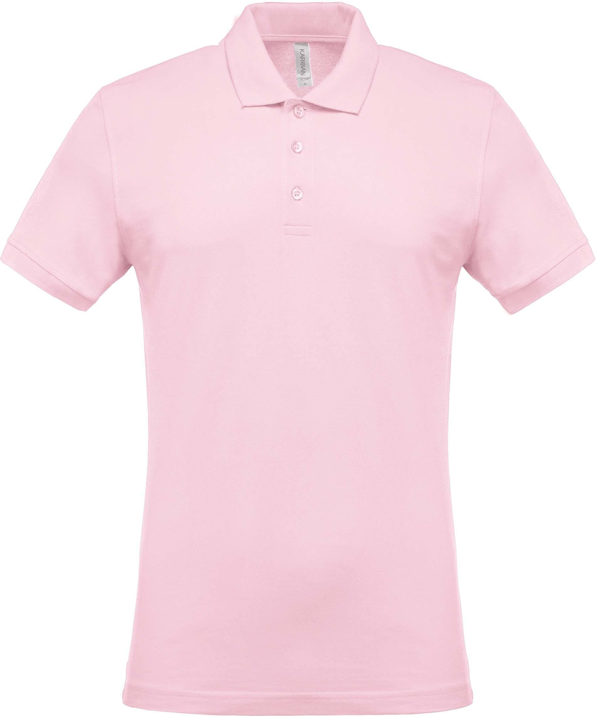Polo personnalisé piqué manches courtes golf team - K254 couleurs originales polo homme Kariban pale pink S 