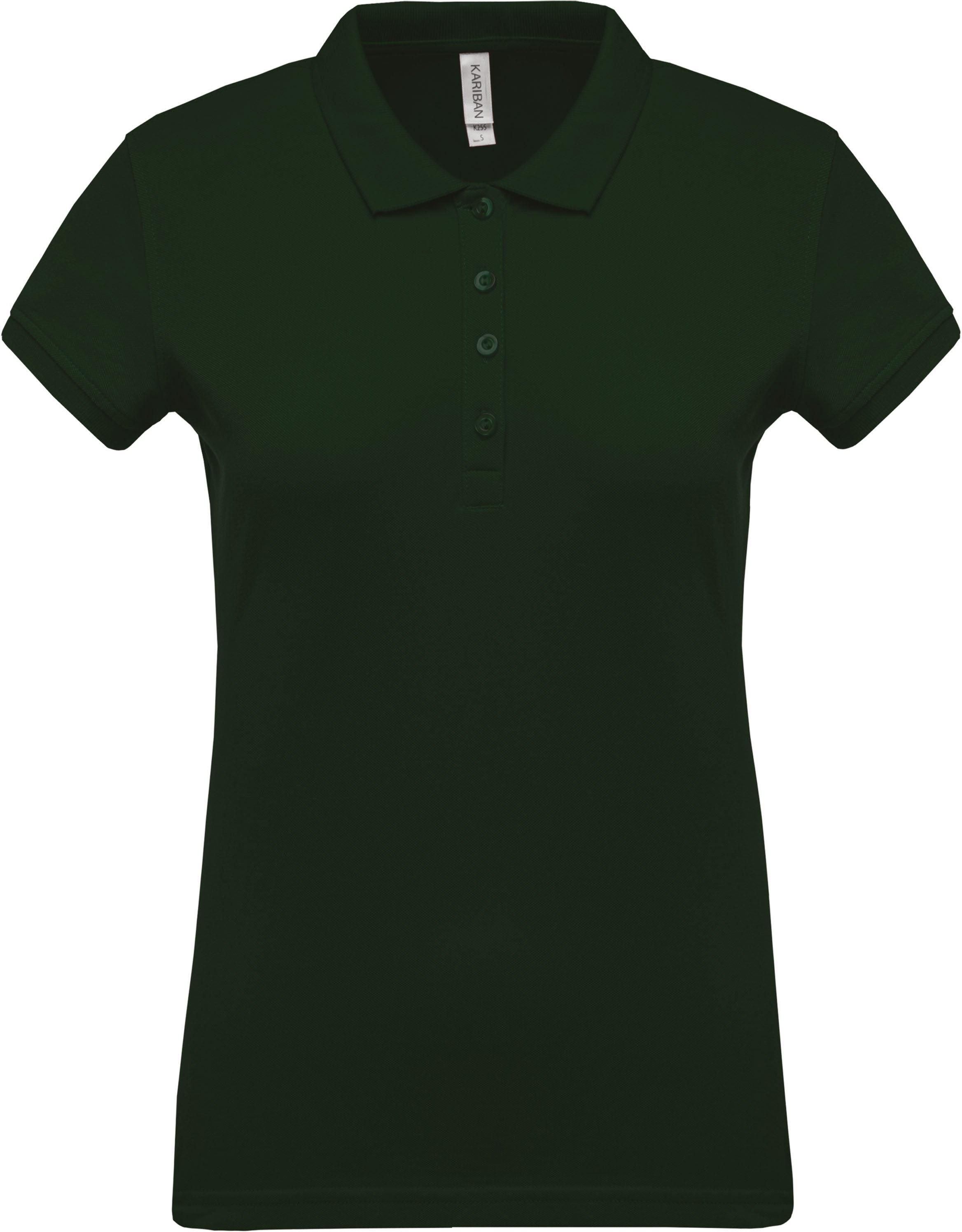 Polo personnalisé piqué manches courtes golf team - K255 couleurs classiques. polo femme Kariban forest green XS 