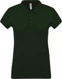 Polo personnalisé piqué manches courtes golf team - K255 couleurs classiques. polo femme Kariban forest green XS 