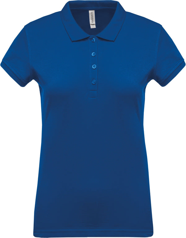 Polo personnalisé piqué manches courtes golf team - K255 couleurs classiques. polo femme Kariban royal blue XS 