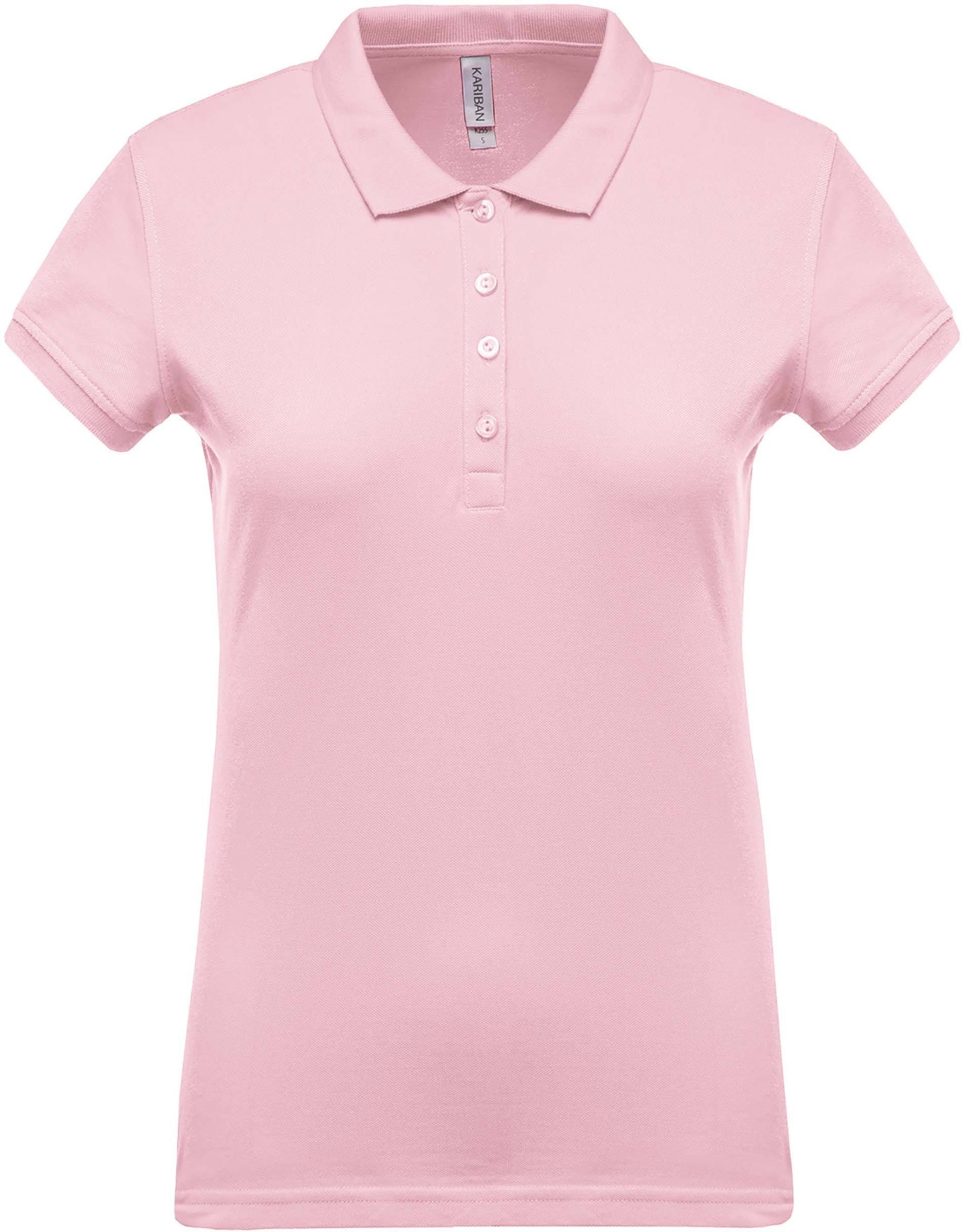 Polo personnalisé piqué manches courtes golf team - K255 couleurs originales polo femme Kariban pale pink XS 
