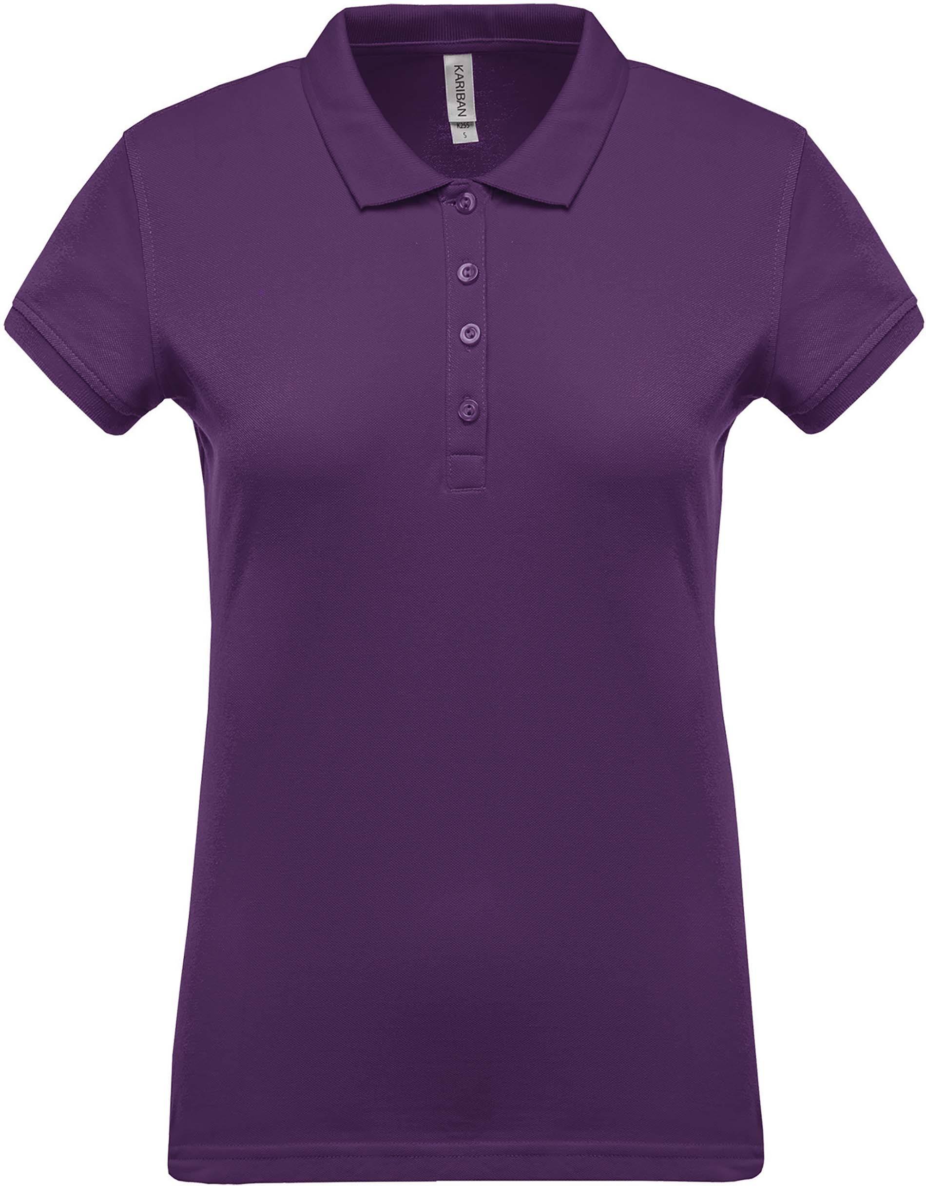 Polo personnalisé piqué manches courtes golf team - K255 couleurs originales polo femme Kariban purple XS 