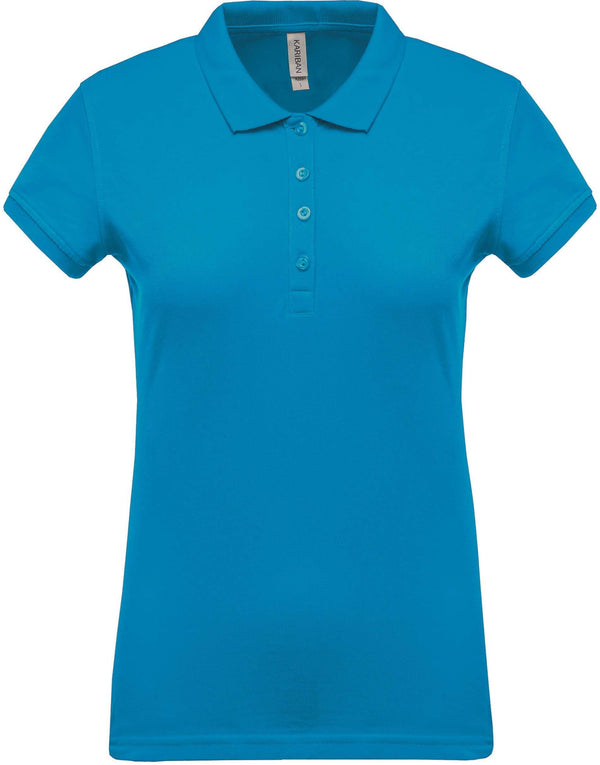 Polo personnalisé piqué manches courtes golf team - K255 couleurs classiques. polo femme Kariban tropical blue XS 