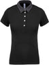 Polo personnalisé bicolore - K261 polo femme Kariban noir/gris S 