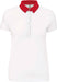 Polo personnalisé bicolore - K261 polo femme Kariban blanc/rouge S 