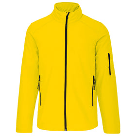 Veste softshell Homme - K401 Veste homme : minimum 5 pièces Kariban Jaune S 